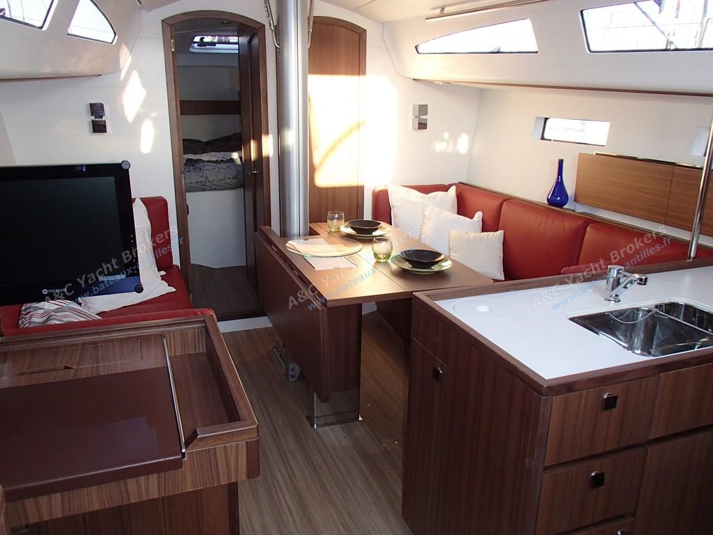 J-Boats - J-Composites J 122 E: galley and saloon other view